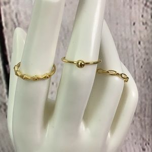 Set of 3 Stackable Rings